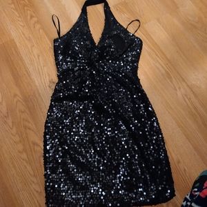 Black Halter Dress